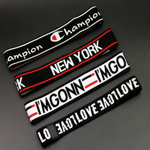 عصابات عرق مرنة رقيقة بشعار مخصص رباط رأس عصابة رأس للرجال والنساء للجري الرياضي عصابات رأس رياضية لليوجا واللياقة البدنية - Product Image 5