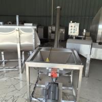 Mélangeur à pales horizontal industriel en acier inoxydable à double arbre et à bande simple pour le mélange de poudres sèches de qualité alimentaire
