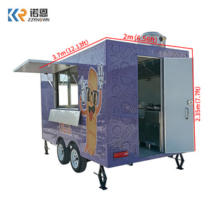 Remolque <span class=keywords><strong>de</strong></span> Comida con Freidora y Refrigerador, Fregadero <span class=keywords><strong>de</strong></span> 3 Compartimentos, Cocina Móvil para Tequenos, <span class=keywords><strong>Arepas</strong></span> y Aperitivos Fritos, Remolque Comercial en Venta - Product Image 1
