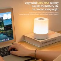 Lampe de nuit LED à prix d'usine, en ABS, avec télécommande, pour chambre à coucher, chevet, ou table de bar