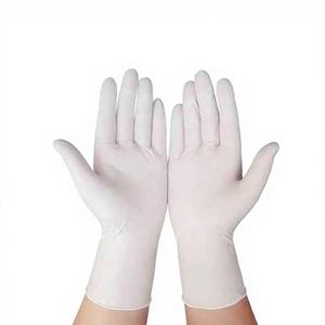 ถุงมือไนไตรล์แบบใช้แล้วทิ้ง ปราศจากแป้ง เกรดอาหาร ยาวพิเศษ กันน้ำ นุ่ม สบาย ใช้ได้ทั้งมือซ้ายและขวา สีฟ้า สำหรับอาหาร ทำความสะอาดบ้าน - Product Image 1