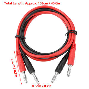 Labor 4mm Bananen stecker Kabels atz Ersatz elektrische Prüf leitung - Product Image 3