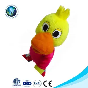 Hot Sale Girl Toys Dancing Stuffed and Plush Soft Animals Duck Custom Big Yellow Duck Plush Animals Baby Toy With shirt