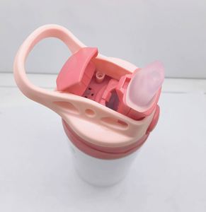 Vaso Térmico Recto de 350ml (12oz) con Tapa Abatible para Sublimación, para Niños, de Acero Inoxidable, Aislamiento al Vacío, Ecológico, con Cuerda - Product Image 3
