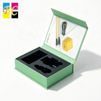 Boîte de produit électronique avec fermeture magnétique, boîte cadeau avec doublure personnalisée pour ensembles de chargeurs, écouteurs Bluetooth, montre connectée