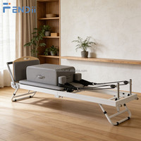 Lit de Pilates pliable en aluminium professionnel pour l'entraînement physique avec résistance réglable