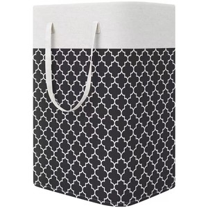 Large Capacity Oxford/Cotton Fabric Laundry Storage Basket with Handle Collapsible Dirty Clothes <b>Hamper</b> Bathroom Accessory - Product Image 6