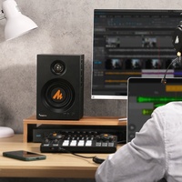Altavoz Monitor de Estudio Profesional Maono para Grabación Sonido Estéreo Audio Activo Equipo de Sonido con Amplificador