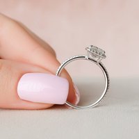 Bague en cristal zircone cubique pour femmes, pierre en argent, blanc, or, dessins faits à la main, bijoux de mariage, tendance, personnalisé
