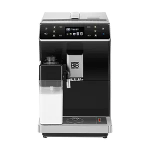 Espresso mesin penggiling otomatis, pembuat mesin penjual otomatis dengan mesin penggiling 110v 220v untuk kantor