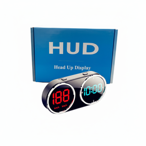 Affichage tête haute HUD, compteur de vitesse numérique, boussole en temps réel, horloge, accessoire électronique automobile pour tous les véhicules - Product Image 1