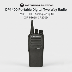 Radio Portátil Bidireccional DP1400, Analógica/Digital, Resistente, VHF, Largo Alcance, Sin Teclado - Product Image 3