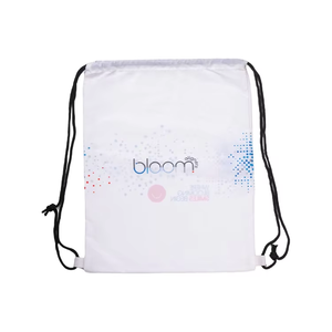 Borsa regalo in poliestere portatile con coulisse, - Product Image 2