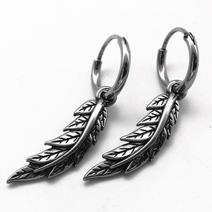 Yunnique – boucles d'oreilles longues en acier titane pour hommes et femmes, idéales pour les fêtes - Product Image 5