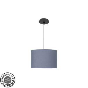 Lampada a sospensione di design 1xE27, nera e blu, dimensioni 30x30 cm, ideale per decorare spazi e fornire illuminazione ambientale. - Product Image 1