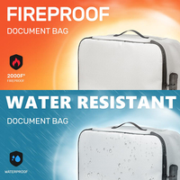 Caja de Seguridad para Archivos Expandible, Impermeable y Resistente al Fuego, con Logotipo Personalizado, Organizador de Documentos Tipo Acordeón con Bolsa para Dinero
