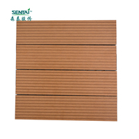 Carreaux de pont, terrasse, jardin, WPC, assemblage facile à installer, de haute qualité, ST02ST1, 310x310x22mm