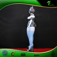 Poupée gonflable personnalisée pour fille chat fille sexy, animation japonaise, femme de ménage gonflable