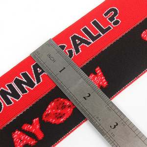 Cinturón Elástico de Fabricante, Accesorios para Prendas de Vestir, con Banda Elástica Jacquard de 3.0 cm con Letras - Product Image 6