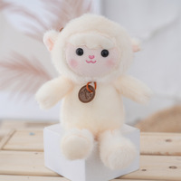 Porte-clés en peluche mignon et doux, mini-animaux en peluche Kawaii, breloque de sac, pendentif, accessoires de poupée (mouton, lapin, ours rouge)