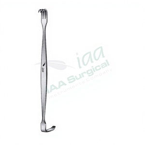 Retractor de heridas finas Guthrie quirúrgico, de doble punta, de acero inoxidable, manual, de alta calidad, reutilizable - Product Image 1
