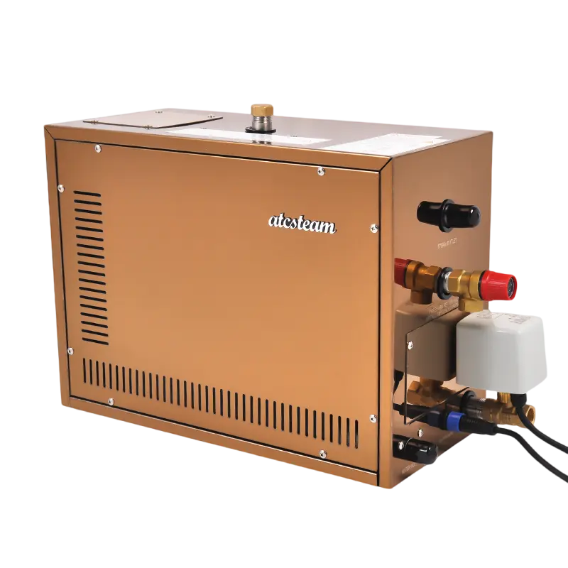 Generador de vapor dorado de alta calidad para generador de vapor húmedo para sala de sauna
