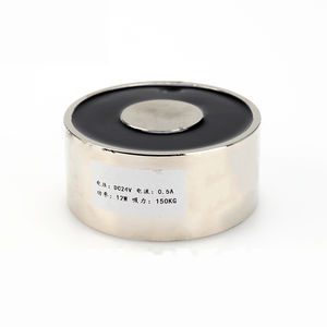 Mini levantador magnético de 12V/ 24V/220V CC, electroimán pequeño de sujeción, <span class=keywords><strong>100kg</strong></span>, 200kg, 300kg - Product Image 5