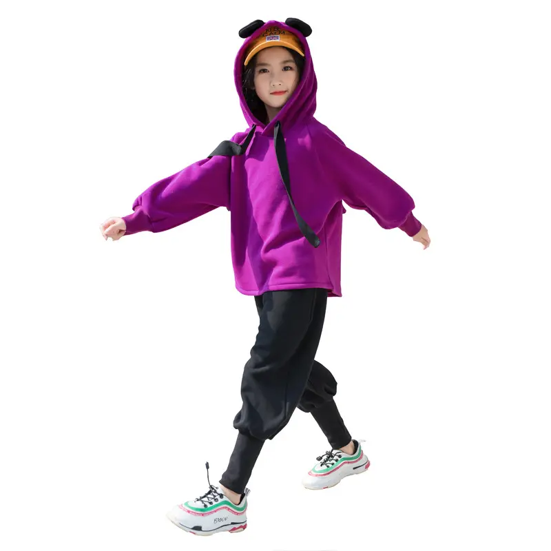 New Products On China Market Camiseta Chaleco Infantil Casual Sets With Anime Hoodies Baby Winter Pants