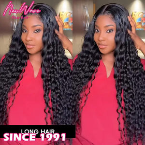 Perruque Premium Longue Sans Colle Pré-coupée Pré-décolorée Pré-épilée en <span class=keywords><strong>Cheveux</strong></span> Humains Vierges Indiens avec Fermeture en Dentelle HD Transparente Prête à Porter Effet Mouillé - Product Image 3