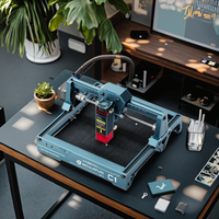 SCULPFUN C1 Mini, Máquina CNC de Grabado Láser Pequeña para Madera, Cuero, Bricolaje, Máquina de Grabado Láser de Diodo, Máquina de Corte Láser