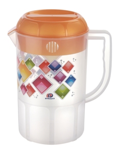 เหยือกพลาสติก PP เป็นมิตรกับสิ่งแวดล้อมสำหรับใช้ในบ้าน คุณภาพดี มีหูจับและฝาปิด สำหรับน้ำ นม กาแฟ เบียร์ ชา และเครื่องดื่มอื่นๆ - Product Image 3