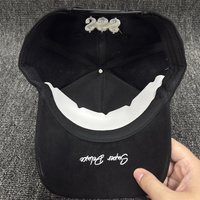 Casquette de baseball sportive en suède éponge brodée 3D avec logo personnalisé sous la visière, de haute qualité, ajustable, à structure rigide, 5 panneaux, style Dad Hat