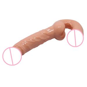 Женский страпон, надеваемый реалистичный двойной ремешок без бретелек, фаллоимитатор для лесбийского секса - Product Image 3