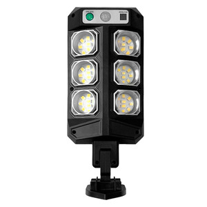 Lámpara Solar de Calle con 54 LED Integrados, Lámpara de Pared Exterior con Panel Solar para Iluminación de Caminos de Jardín - Product Image 4