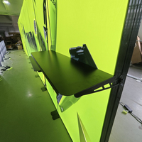 TIANLANG Barbers Backwall Booth Light Box SEG Fabric Culture Retro Culture Reusable Trade Show Display Identity Wall Solution