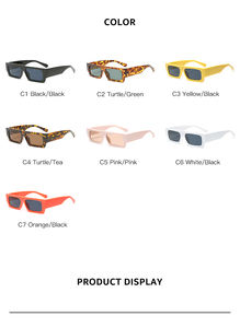 Солнцезащитные очки с тремя гиппотамами 2021, модные классические солнцезащитные очки с геометрическим дизайном для девушек и подростков, <span class=keywords><strong>1970s</strong></span>, Женский ПК - Product Image 6