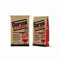 Sac en papier kraft double pour l'emballage du charbon