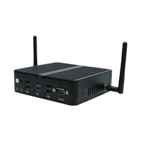Mini gabinete Firewall Router 4Lan Dual COM HD Display Quad Core J4125 CPU Ubuntu Linux OpenVPN OPN OS Industrial Pc Computer