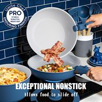 Ensemble de casseroles en céramique Smartpan 21 pièces pour usage domestique moderne, poignées amovibles, compatible induction, passe au lave-vaisselle et au four