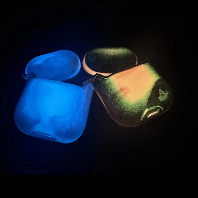 Tschick Flowing Sand Night Light Luminous Silicone Case for Airpods 3 2 1 Pro 2 4 2024 Headphone Cover for Air Pods Pro2 3rd