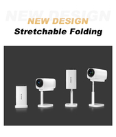 Nouveau projecteur intelligent portable Android 13 à mise au point manuelle 2025, luminosité 180 ANSI, lampe LCD WiFi, 720p HD 4K, Home Cinéma 2