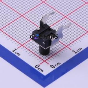 TS-1093A-A10B3-D2 Tactile Switch Through hole,6x6mm Switch Single Pole Single Throw Round Button Right Angle Insert 6mm - Product Image 2
