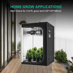 Joystar Nhà Máy Phát Triển Hệ Thống Ánh Sáng 120*120*200Cm Lều Quang Phổ Đầy Đủ 4000K + 455nm + 660nm + 730nm 300W LED Phát Triển Lều Ánh Sáng Bộ Hoàn Chỉnh - Product Image 3