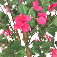 Arbre artificiel de bougainvillier de qualité commerciale, écologique, résistant aux UV, toucher réel, plante artificielle en pot de qualité supérieure, 150 cm, pour hôtel
