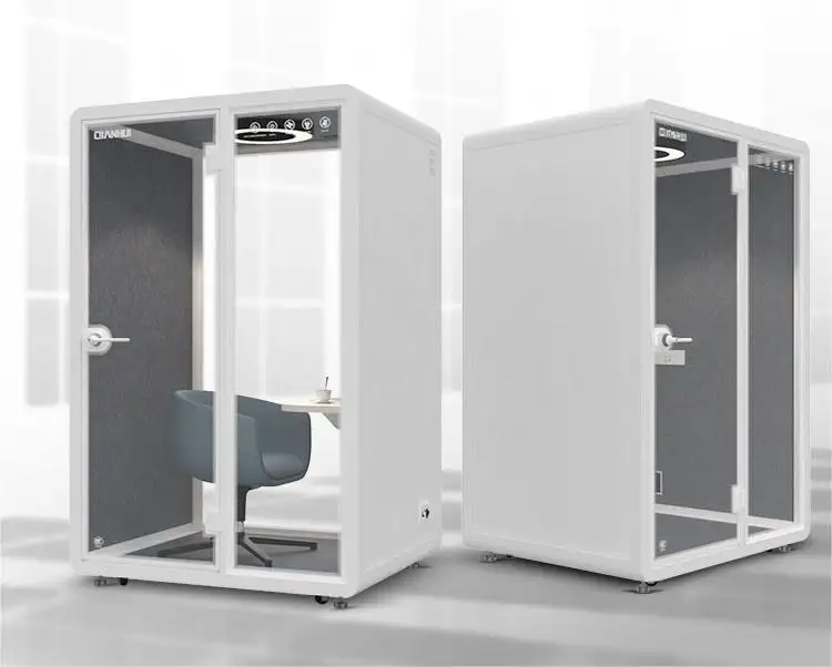 2022 modern office design Movable and easy install soundproof phone booth