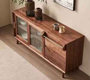 חדר ישיבות מודרני להתאמה אישית קונסולת עץ למזנון חדר שינה אוכל מלון ריהוט חדר אוכל המלון סטים - Product Image 3