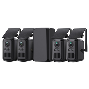 <span class=keywords><strong>Ubox</strong></span> App 6MP 4CH năng lượng mặt trời Wifi pin máy ảnh <span class=keywords><strong>Kit</strong></span> với homebase 500m dài khoảng cách tín hiệu thấp báo động giả PIR phát hiện thức dậy - Product Image 1