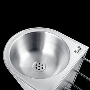 Lavabo da Parete in Acciaio Inox per Carceri, Lavandino Resistente in Acciaio Inox per Lavaggio Mani - Product Image 4