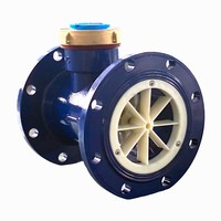 Industrial Large Diameter Woltmann Water Meter DN125 Flange Mechanical Cold Water Meter for Waterworks