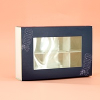 Boîte d'emballage personnalisée pour desserts avec fenêtre et insert – Emballage économique pour gâteaux au chocolat et cadeaux sucrés